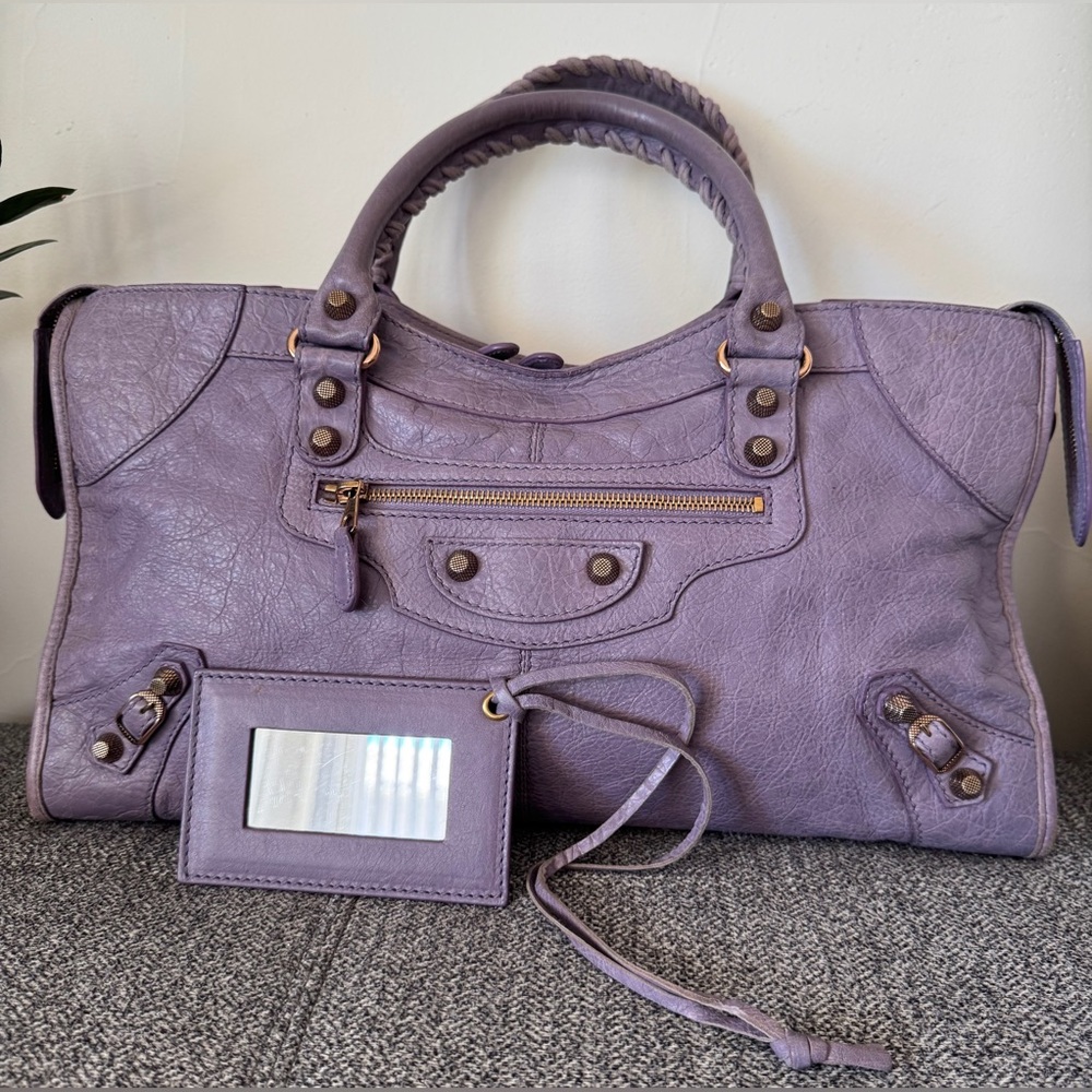 Balenciaga Part-Time Bag With Giant 12 Rose Gold Hardware